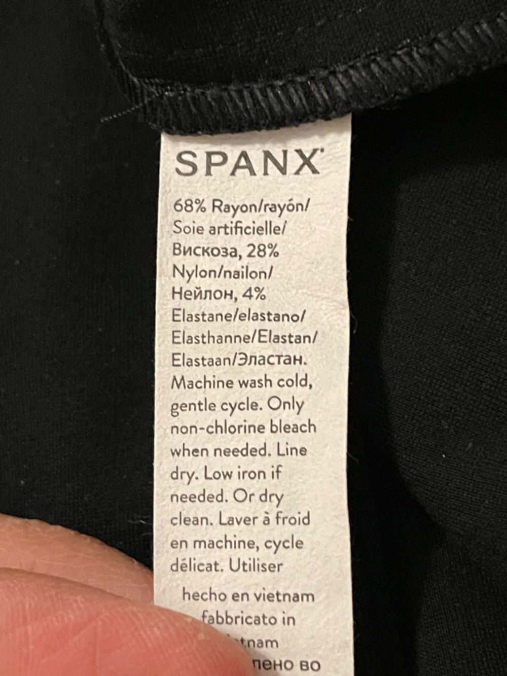 Spanx Size L The Perfect Fit & Flare Black Ponte Sleeveless skater Dress 20381R - Picture 9 of 10